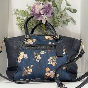 Prairie Satchel With Painted Floral Box Print -Style 91045 - Amazing little bag!